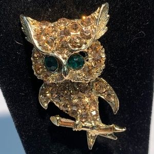 Vintage Owl Brooch